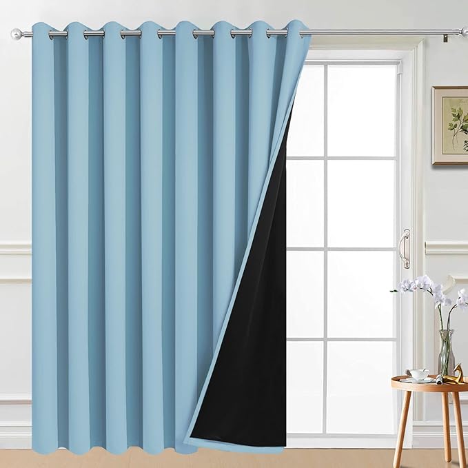 Yakamok Extra Wide Blackout Full Shading Curtains
