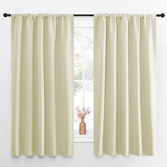 NICETOWN Blackout Curtains for Living Curtains, Room Darkening Curtains &