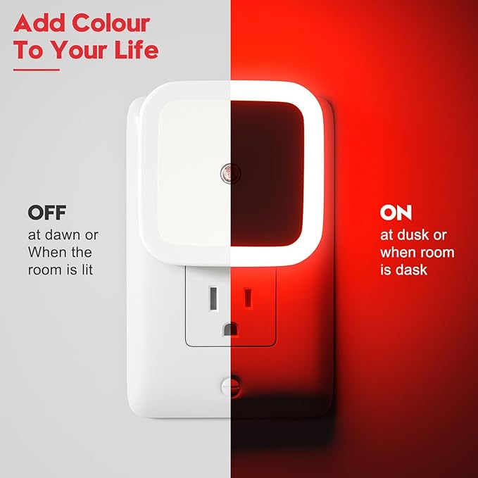 Sujeet Night Light, Night Lights Plug into Wall 8-Pack, Nightlight Plug in