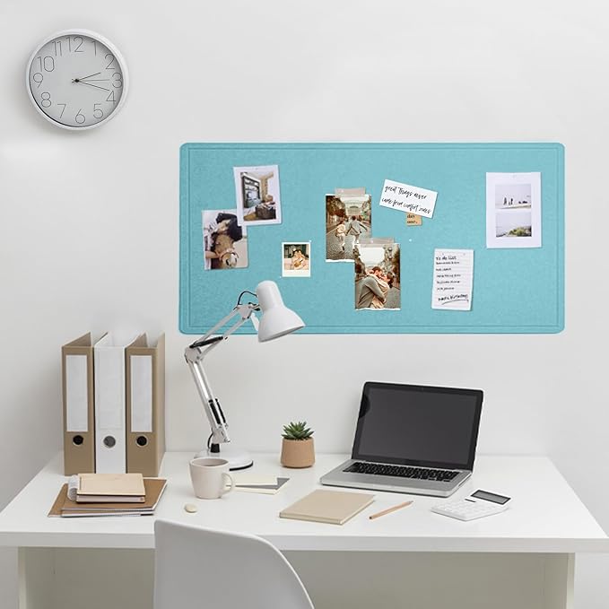 Lightomorrow Bulletin Board, 35 x 17 1/2 inches Felt Board