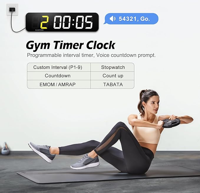 15.2" Large Digital Wall Clock