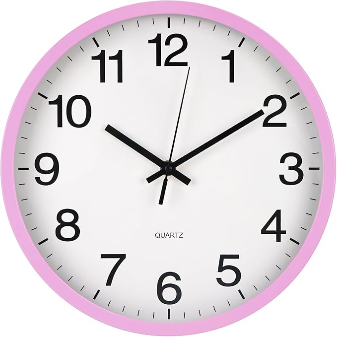 Wall Clock Non-Ticking Silent Quartz Movement Decor Clock Modern Simple Style