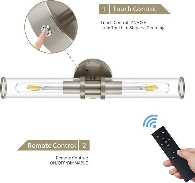 Rechargeable Battery Wall Sconce
