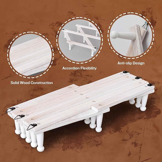 SCUNDA Rustic Wall Mounted Coat Rack