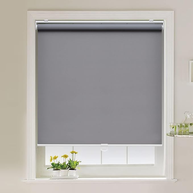 AOSKY Cordless Roller Shades Blackout Blinds