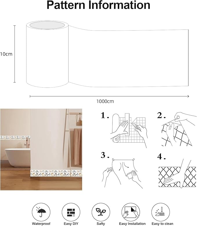 Peel and Stick Wallpaper Border