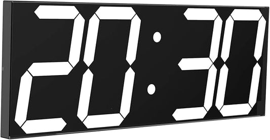 CHKOSDA LED Large Digital Wall Clock, Oversize Wall Clock