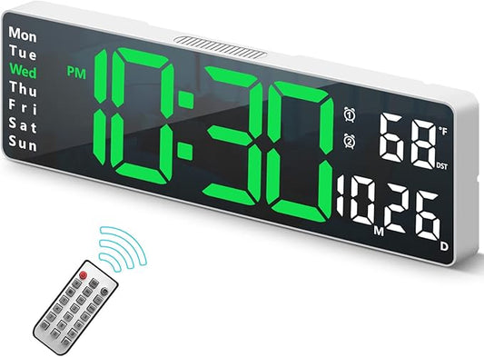 Digital Clock, Digital Wall Clock