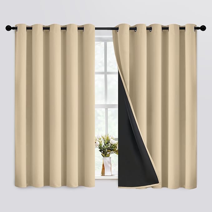 SimpleHome 100% Blackout Curtains