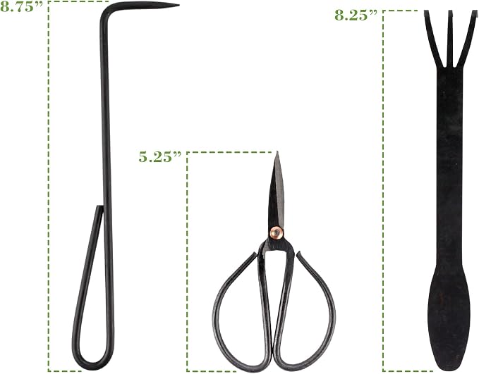 BambooMN Bonsai Tool Kit 5pc Basic Care Set - 1 Set