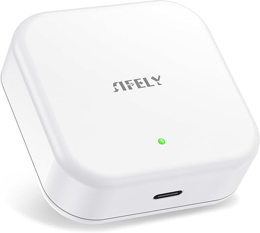 Sifely Smart Lock Wi-Fi Gateway - Remote Access Hub for Sifely Smart Door Lock, Works with App & Alexa (Model G2, Supports 2.4G Wi-Fi Only)