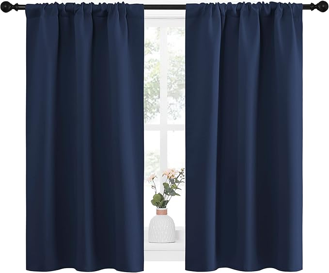 NICETOWN Kitchen Curtains, Short Blackout Curtains & Drapes, Thermal Insulated