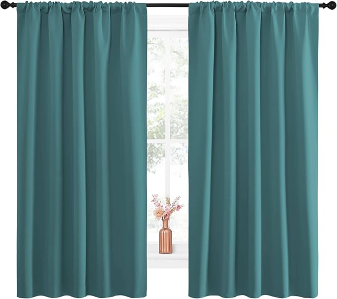 NICETOWN Kitchen Window Curtain Set