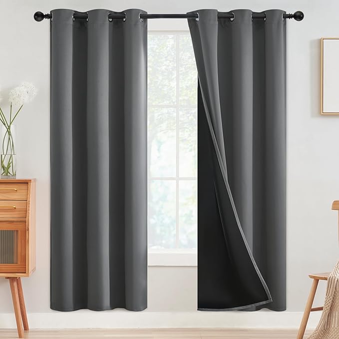 SimpleHome 100% Blackout Curtains