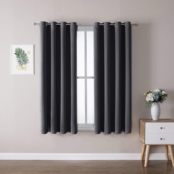 ChrisDowa Grommet Room Darkening Curtains