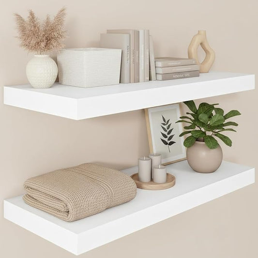 Vivelove 30x12 Inch Floating Shelves