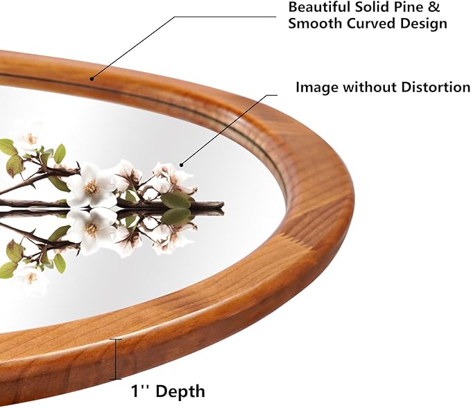 WallBeyond Asymmetrical Mirror, Irregular Wall Mirror