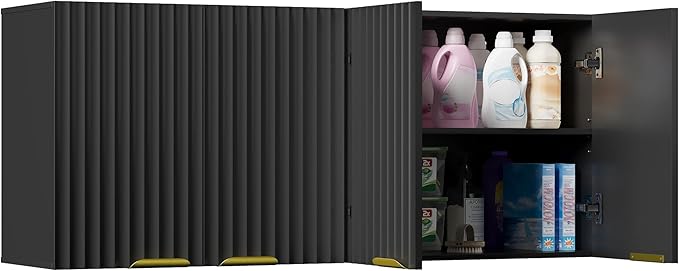 ChooChoo 4 Doors Wall Cabinet Laundry Room, Bathroom Wall Cabinet