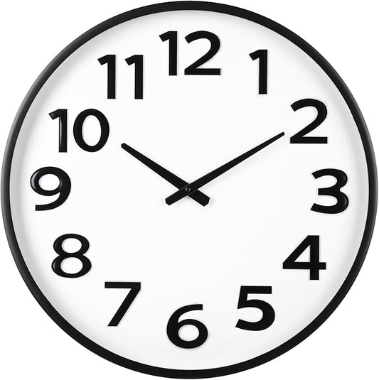 Crosstime 20 Inch Large Wall Clock
