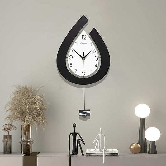 Large Wall Clock for Living Room Decor Big Decorative Pendulum Modern Wall