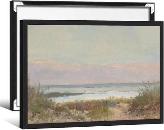 Nature Ocean Scenery Wall Art Beach Landscape Posters Vintage Coastal Aesthetic