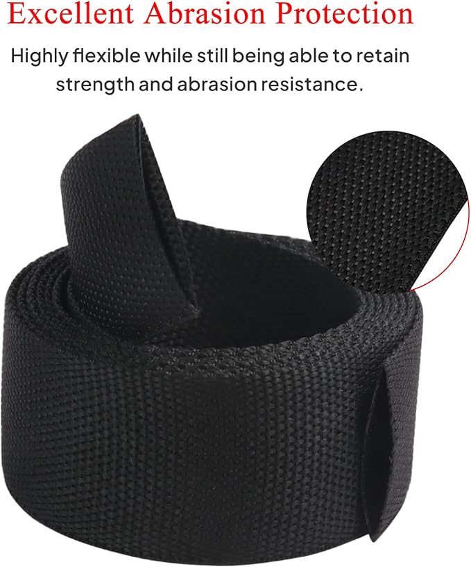 2 in 1 Heat Shrink Braided Sleeving Fabric Tubing-Ideal fit Irregular Shape Hose/Cable/Wire (1/2"(12mm), 40FT)