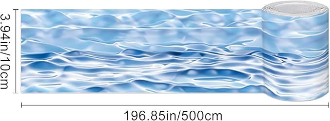 HOMETITUTE Wallpaper Border Peel and Stick Decorative Wall Trim Self Adhesive