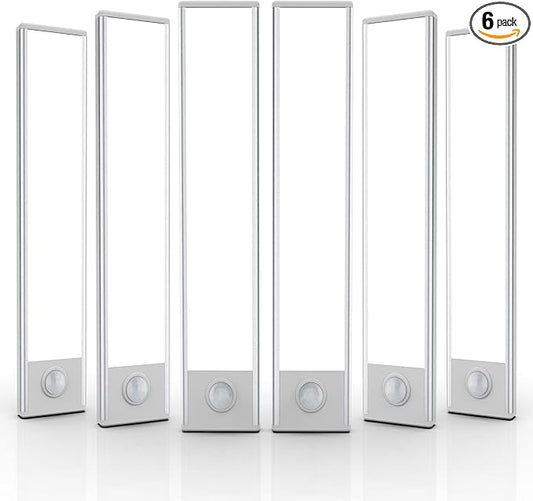 6 Pack Under Cabinet Lights Wireless, 32 LED Motion Sensor Light Indoor