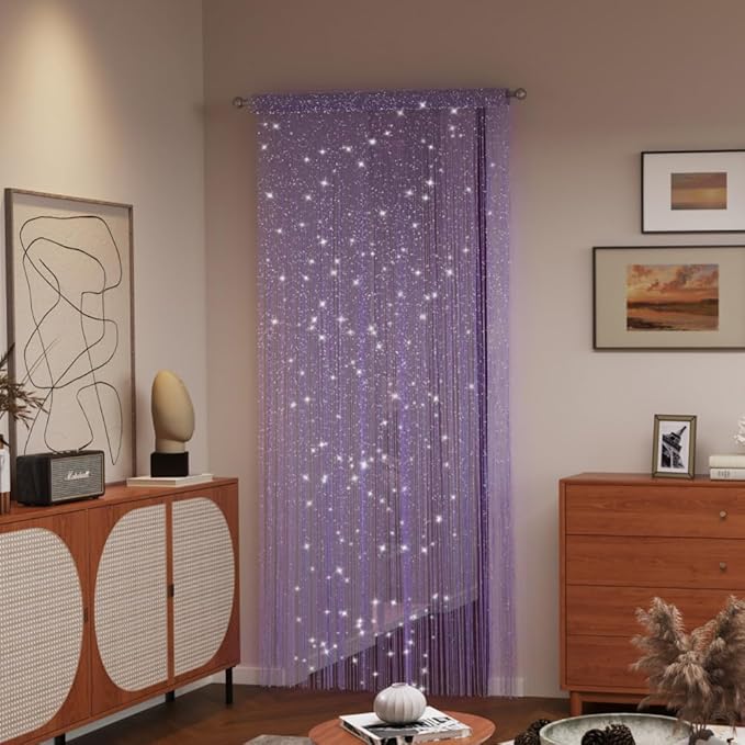 ave split Decorative Door String Curtain Wall Panel Fringe Window Room Divider