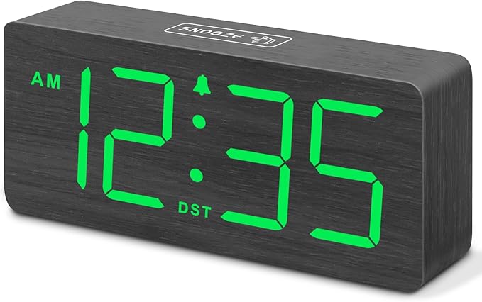 DreamSky Wooden Digital Alarm Clock