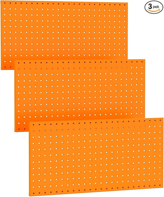 TORACK 3 PCS Metal Pegboard Panels