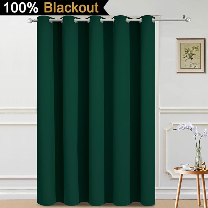 Yakamok 100% Blackout Lined Panels, Thermal Insulated Blackout Curtains