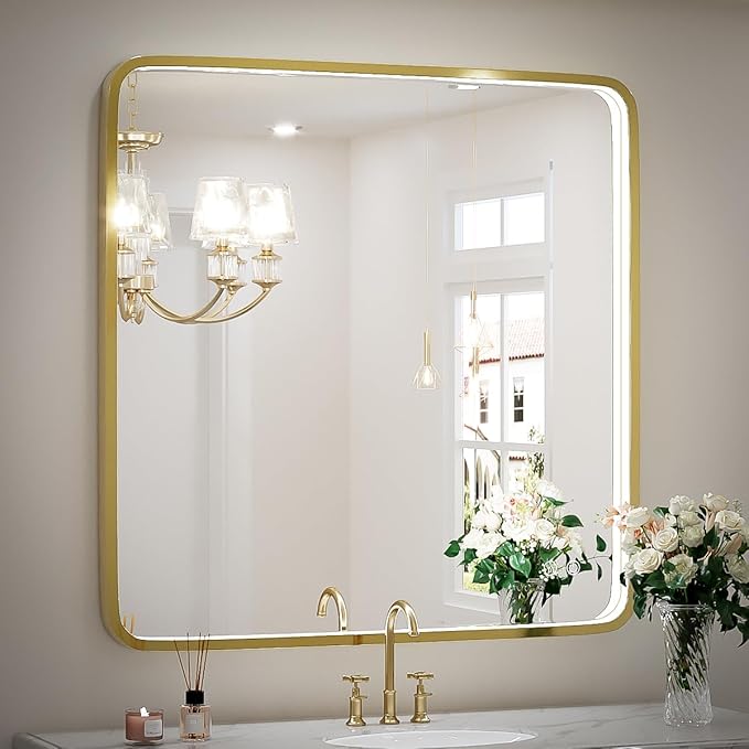 36X36 Inch LED Bathroom Mirrors, Bathroom Vanity Mirror
