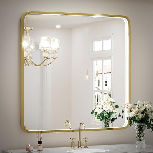 36X36 Inch LED Bathroom Mirrors, Bathroom Vanity Mirror