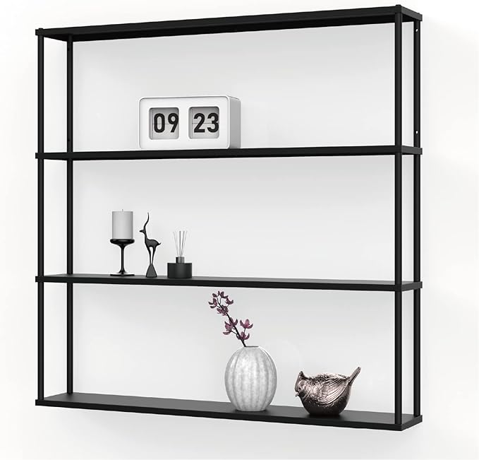 Mango Steam Wall-Mounted Steel Floating Shelving Unit