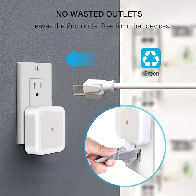 Sujeet Night Light, Night Lights Plug into Wall 8-Pack, Nightlight Plug in