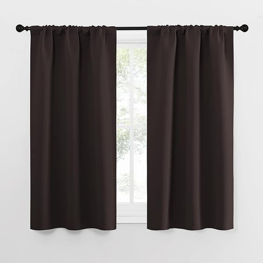NICETOWN Kitchen Curtains Thermal Insulated Curtains & Drapes, Small Window