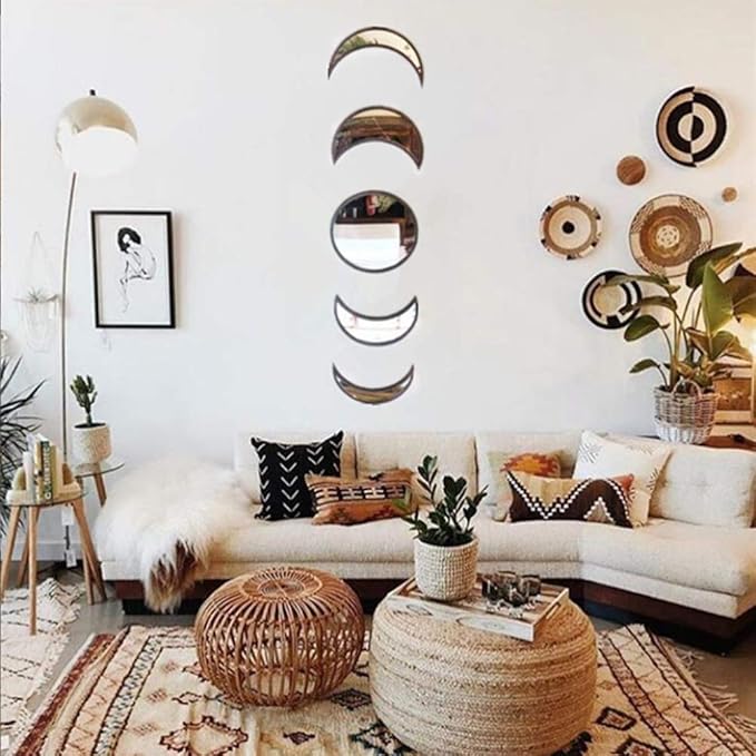 Scandinavian Decor 5-Piece Acrylic Wall Decor
