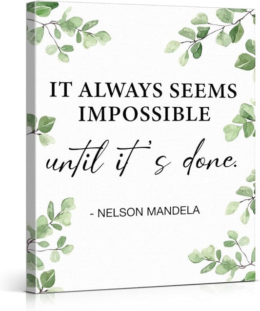 Inspirational Wall Art Motivational Painting Wall Decor