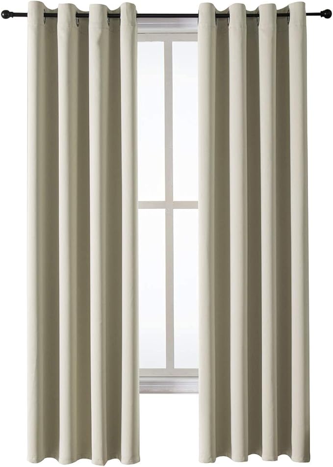 ChrisDowa Grommet Room Darkening Curtains