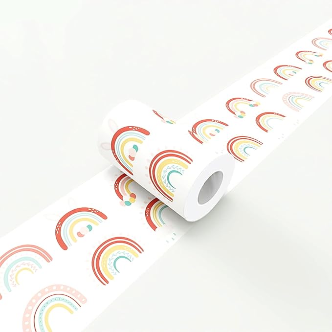 Rainbow Wallpaper Border Peel and Stick Teacher Created Resources Poster