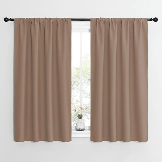 NICETOWN Kitchen Window Blackout Curtains