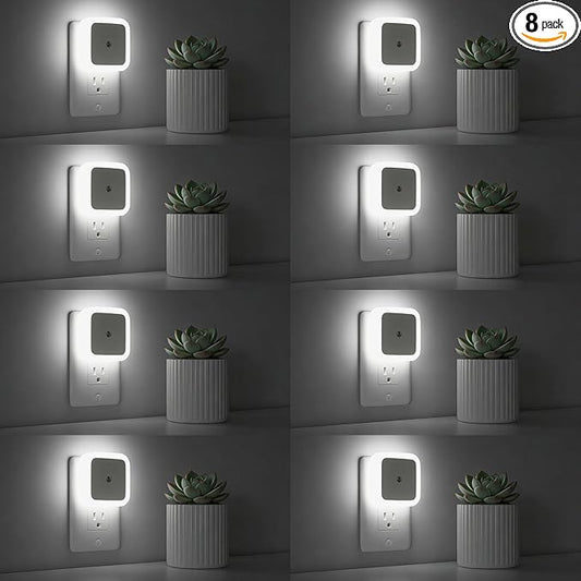 Sujeet Night Light, Night Lights Plug into Wall 8-Pack, Nightlight Plug in
