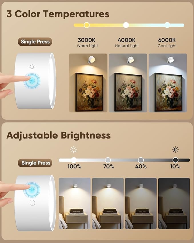 LED Wall Mounted Lights 2 Pcs