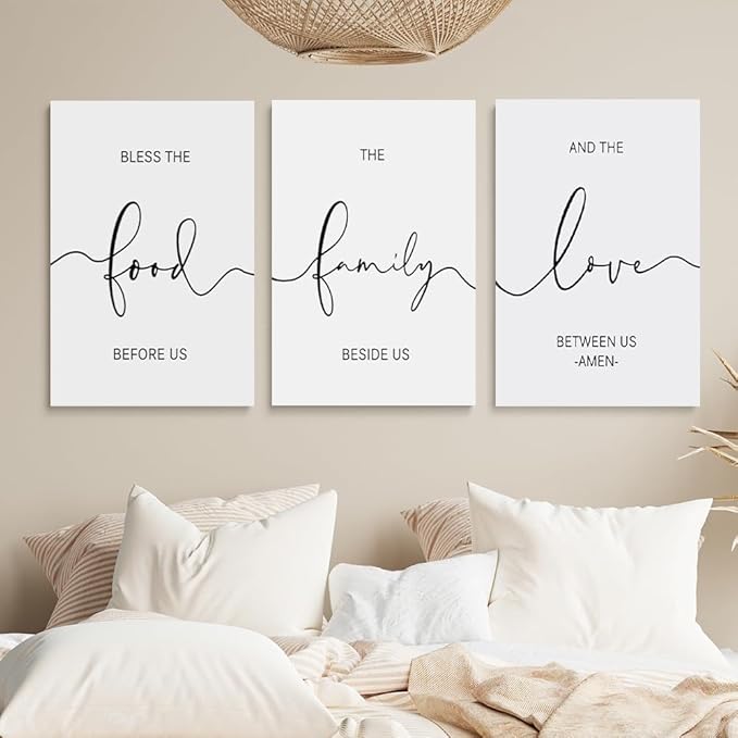 GUBIYU Dining Room Wall Art Decor Home Family Wall Pictures