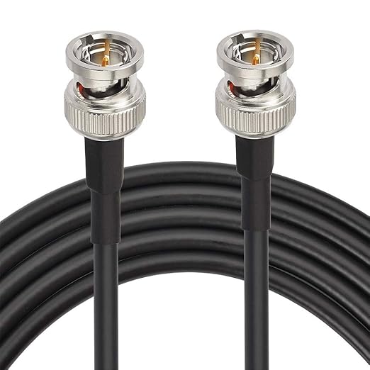 Superbat 3G 6G HD SDI Cable Short BNC Jumper Thin Belden 1855A - 1ft/12inches - Supports HD-SDI/3G-SDI/4K Recorder，Compatible with Blackmagic, Aja, Grass Valley,Precision SDI Video Cable
