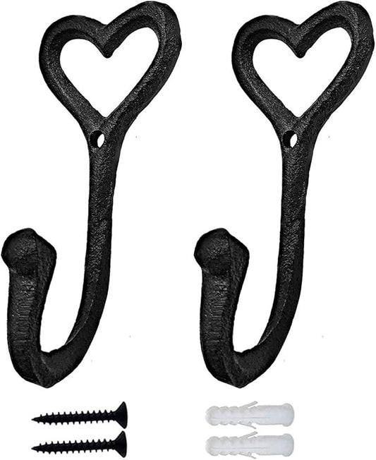 Decorative Wall Hooks Coat Towel Hook, Bath Kitchen Garage Hanging Scarf Cap