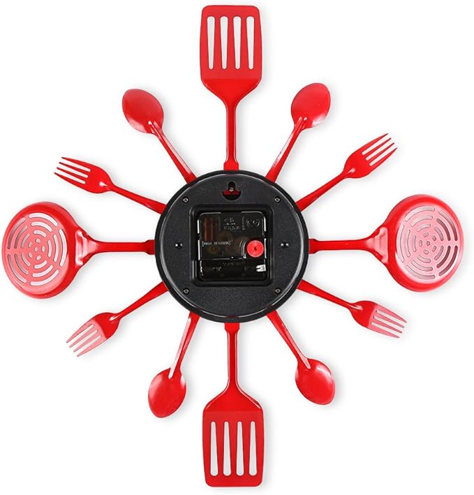 16 Inch Cutlery Kitchen Wall Clocks
