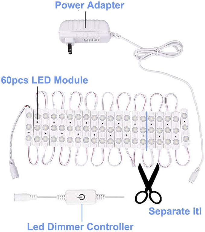 Led Vanity Mirror Lights, Hollywood Style Vanity Make Up Light, 10ft Ultra