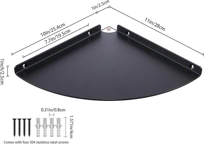 11 Inch Corner Shelf